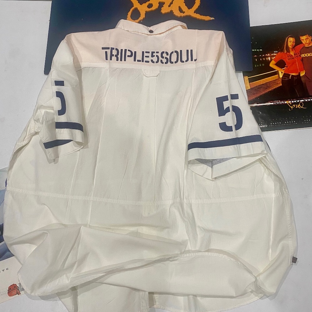 TRIPLE FIVE SOUL Vintage Short Sleeve Shirt SZ 3X